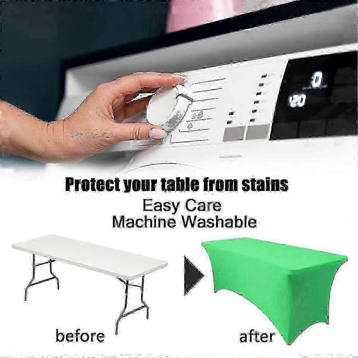 Tablecloths for Rectangular Tablecloths,Stretch Fit Tablecloths,Tablecloths for Events, Cocktail Pa Edition