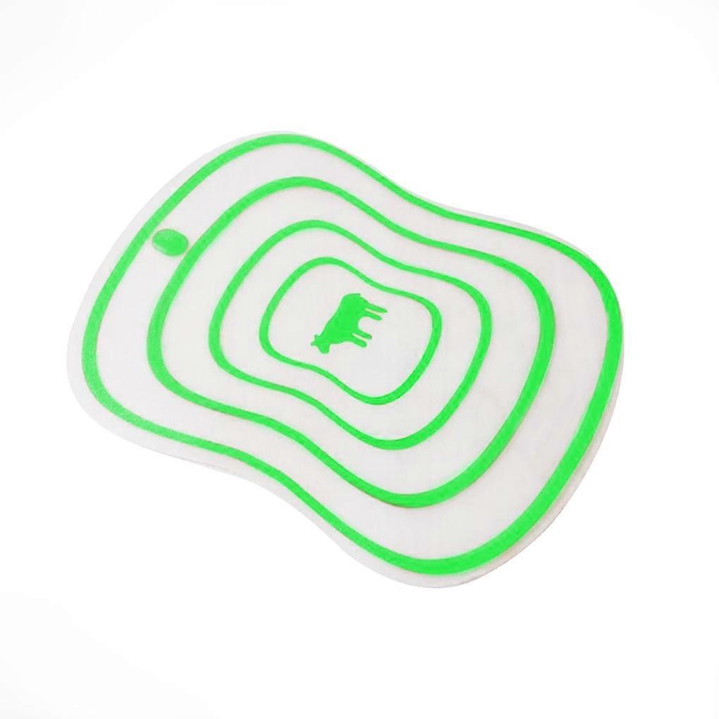 Kitchen Chopping Blocks Tool Flexible Transparent Cutting Board Kitchen PP Cutting Boards Classification Chopping Board Kitchen Green S
