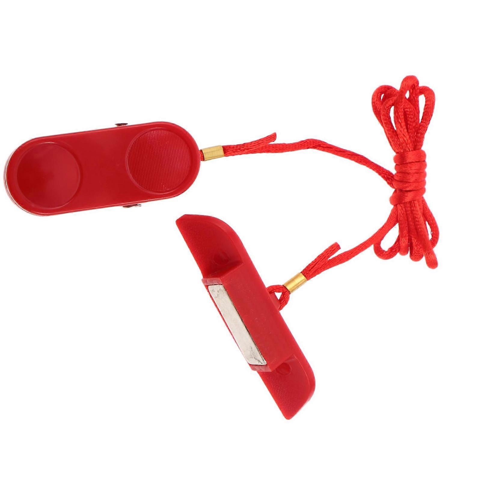 Treadmill Safety Key With Clip Magnetic Running Safety Equipment Key For Treadmill Emergency Stop Easy Installation Multicolor