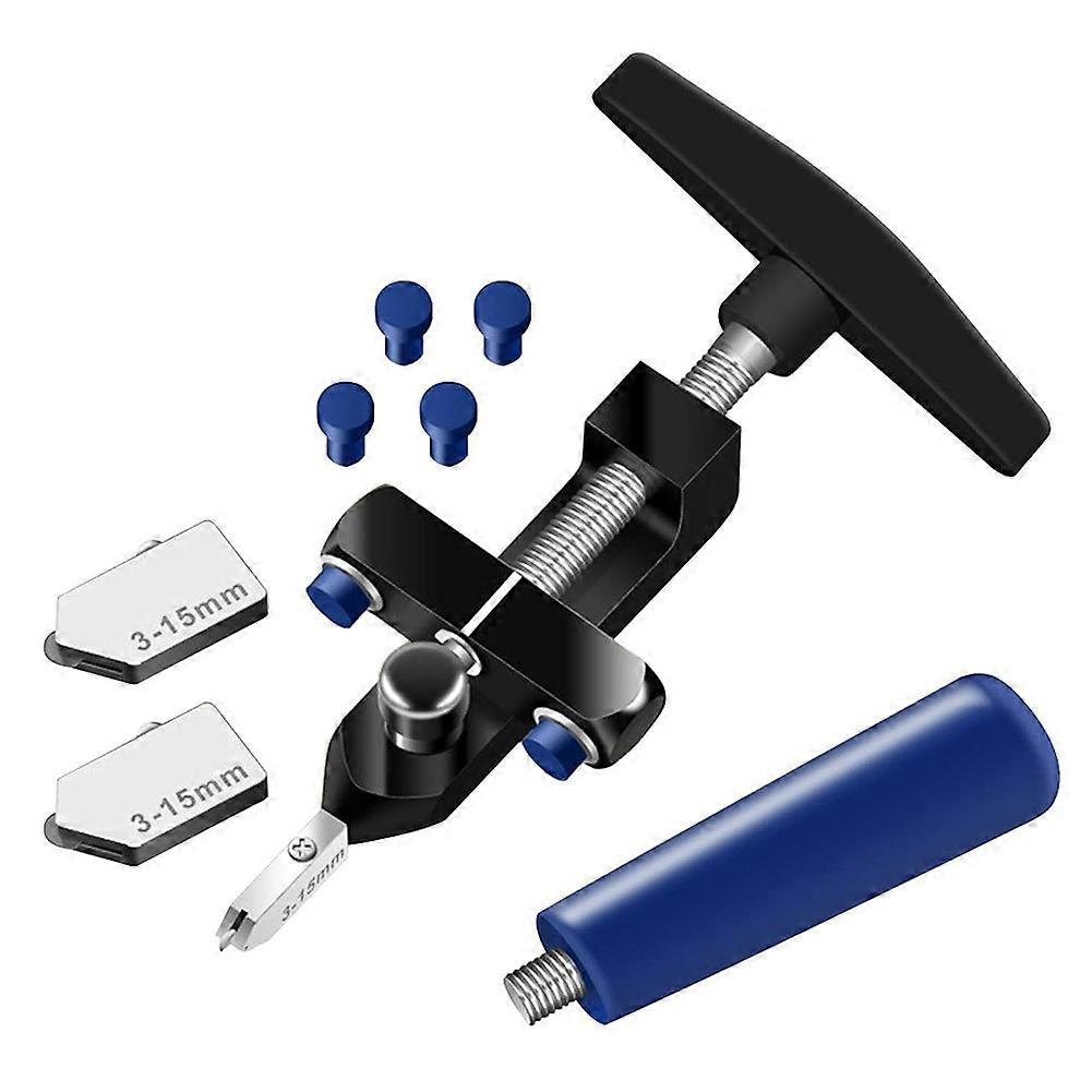 2 in 1 Glass Tile Cutter Kit with Tungsten Steel Blade for DIY, Ergonomic Handle, Wide Application