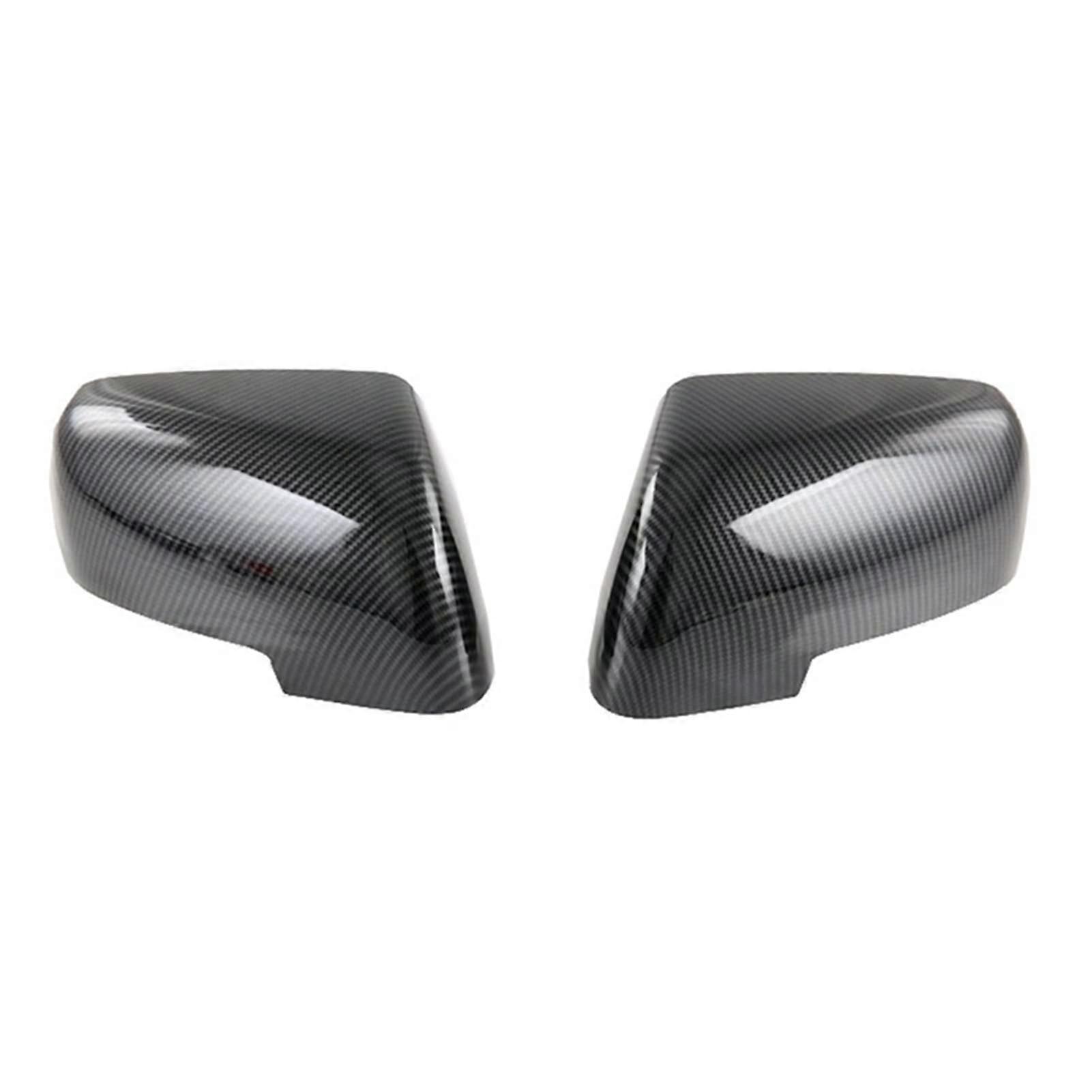 Carbon Fiber Side Mirror Covers Caps for Mohave 20202022 Rearview Trim Frame