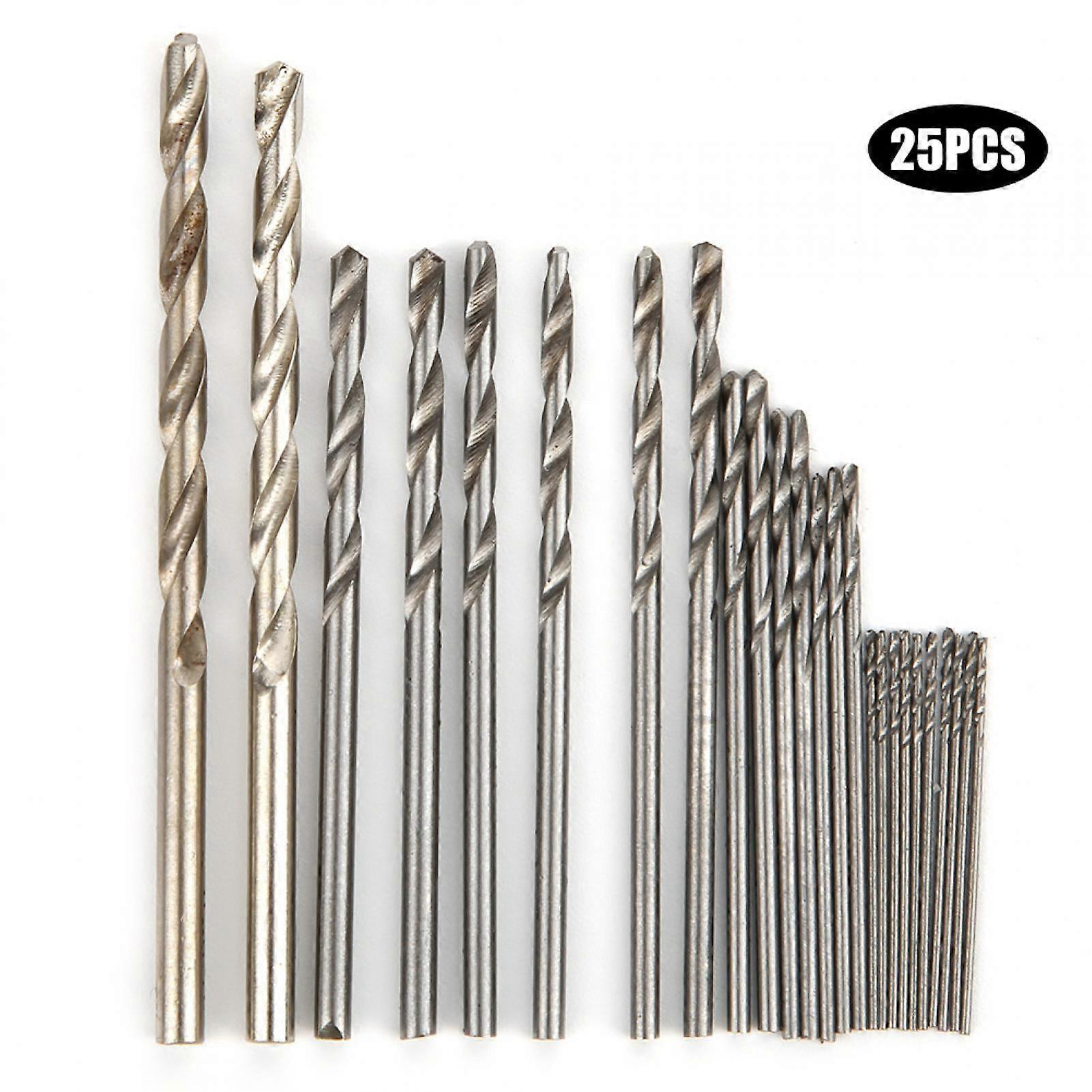 25Pcs Aluminum Alloy Drill Bit Kit, High-Quality Hand Drill Accessory Set Compatible with DIY & Woodworking - Durable Precision Twist Bits for Metal