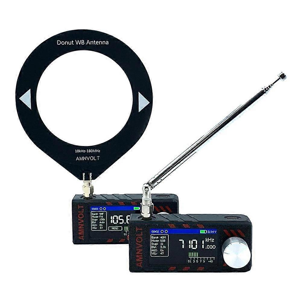 Upgraded ATS Mini V3 SI4732 Full Band DSP Radio Receiver Portable AM FM SSB with Dual Antenna