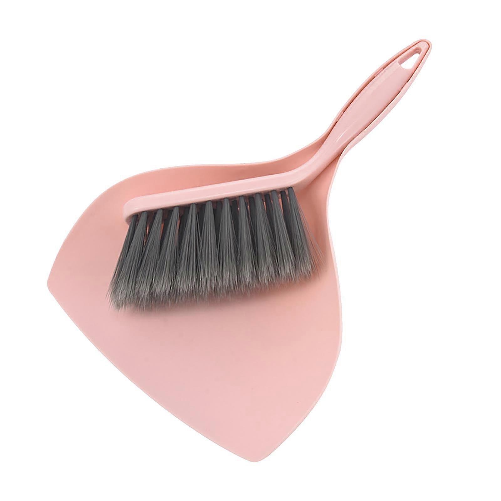 Leodye Mini Dustpan and Brush Set, Portable Cleaning Tools with Soft Bristles for Office, Table Top, Small Spaces