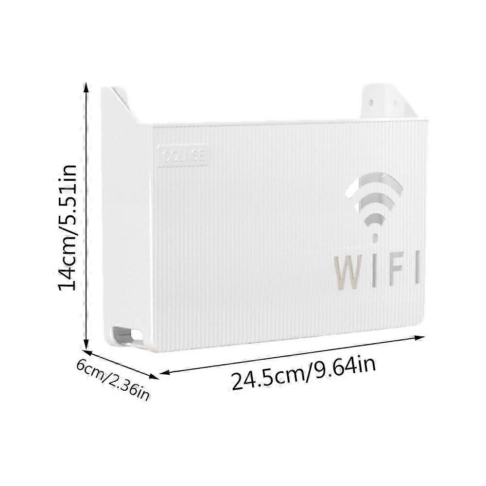 Wifi Router Storage Box  Wall mounted storage box Home Router Storage Box router shelf For Living Room Bedroom Storage