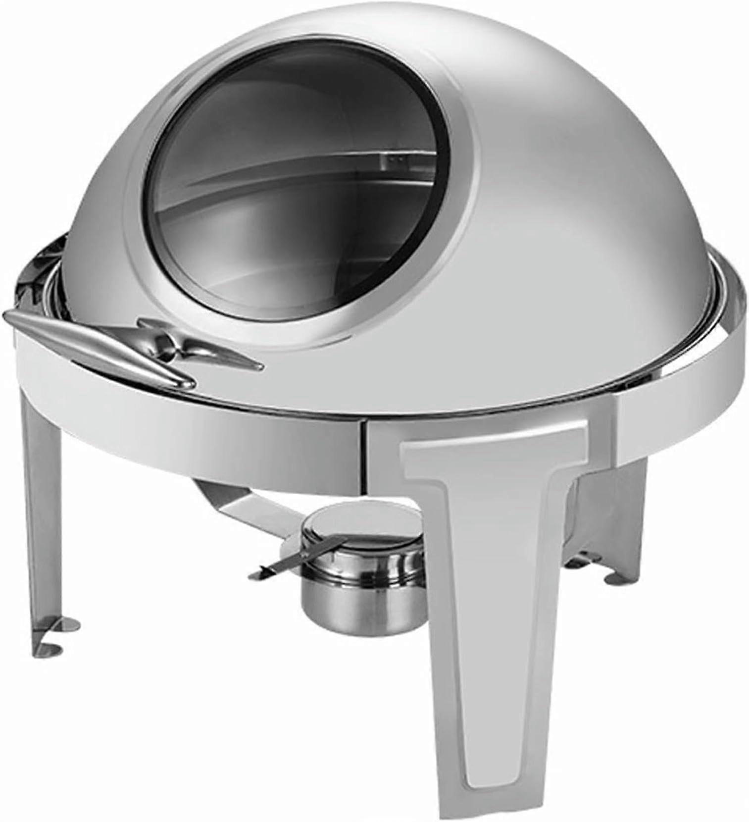 Buffet Food Warmer with Lid – Stainless Steel Server and Hot Pot Heater for Parties and Events