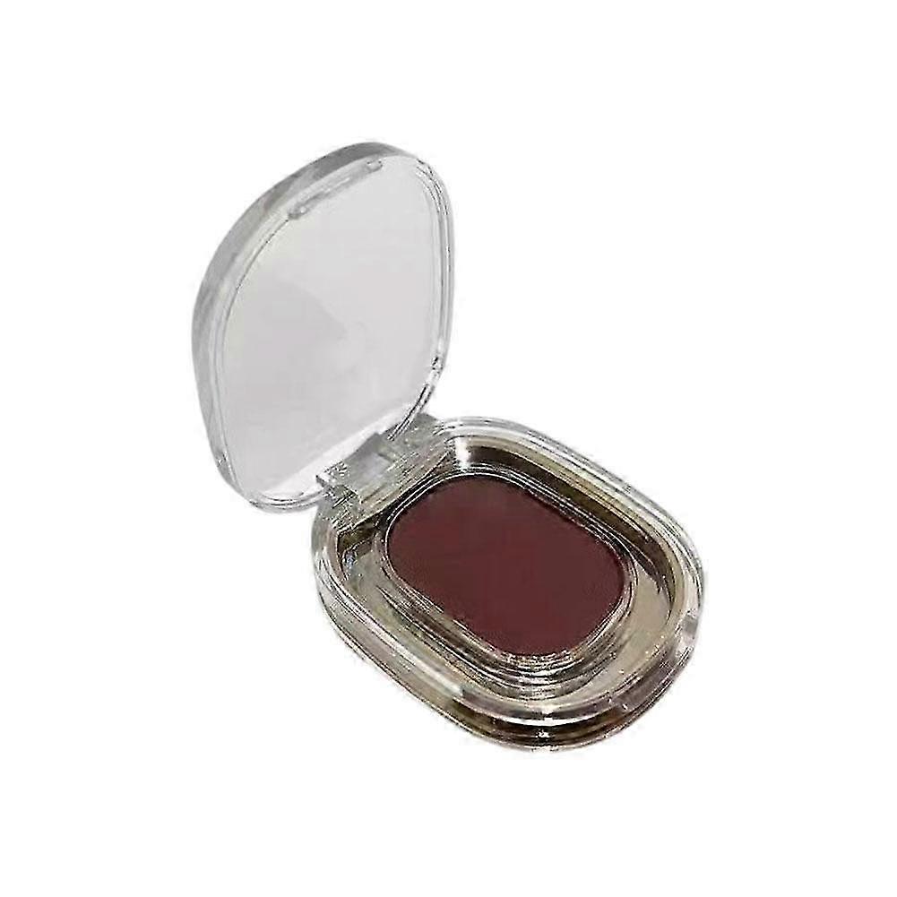 Reddish Brown Matte Single Eyeshadow Palette Highly Pigmented Long Lasting Smooth Texture