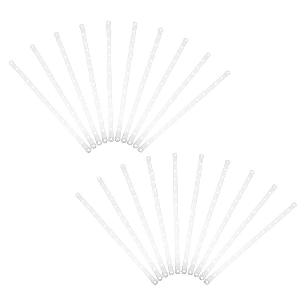 Clothes Hanger Connector Strips Hanger Connector Savers 50Pcs Plastic