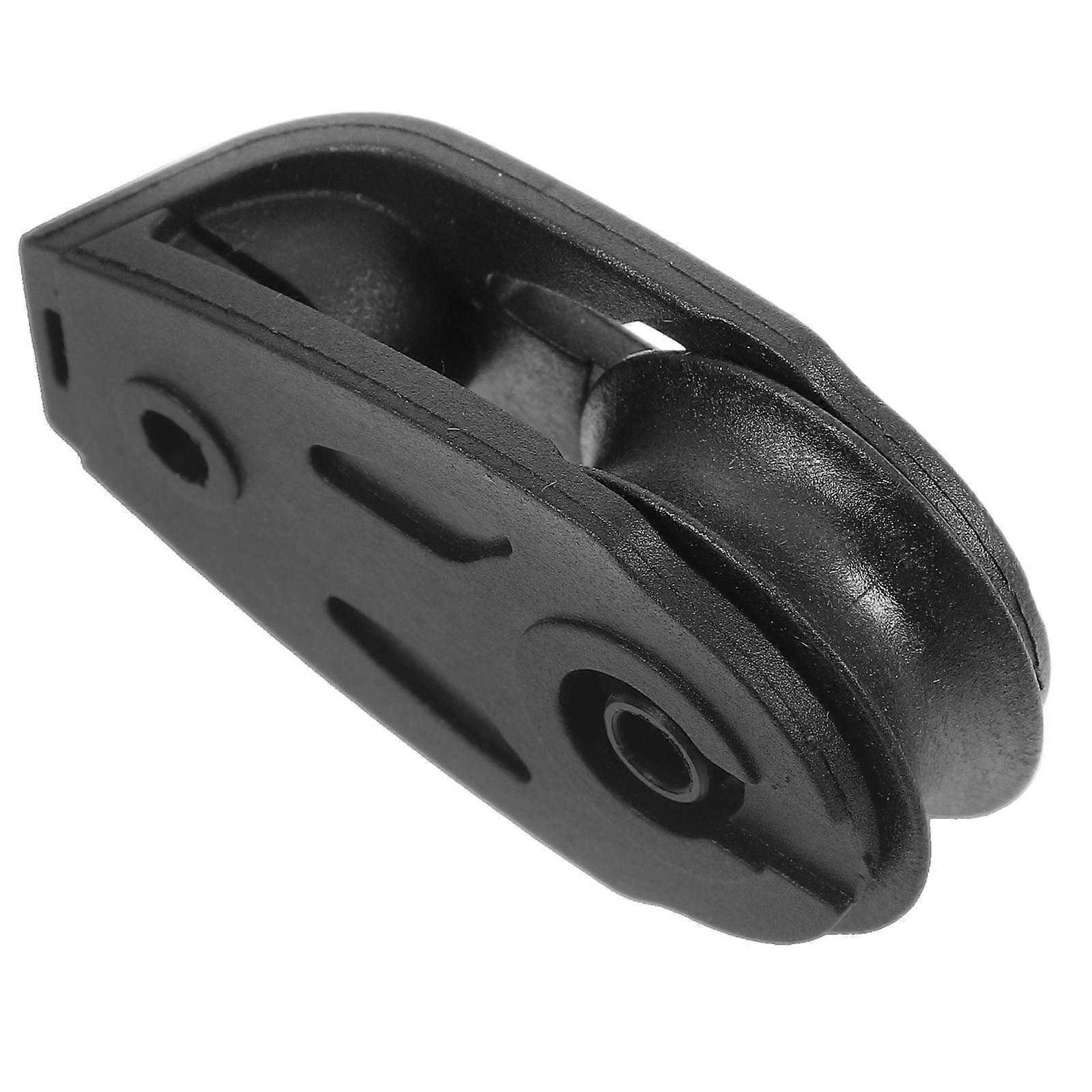 Practical Nylon Pulley for Home Use Black Sturdy and Durable with High Load Bearing 1 Piece