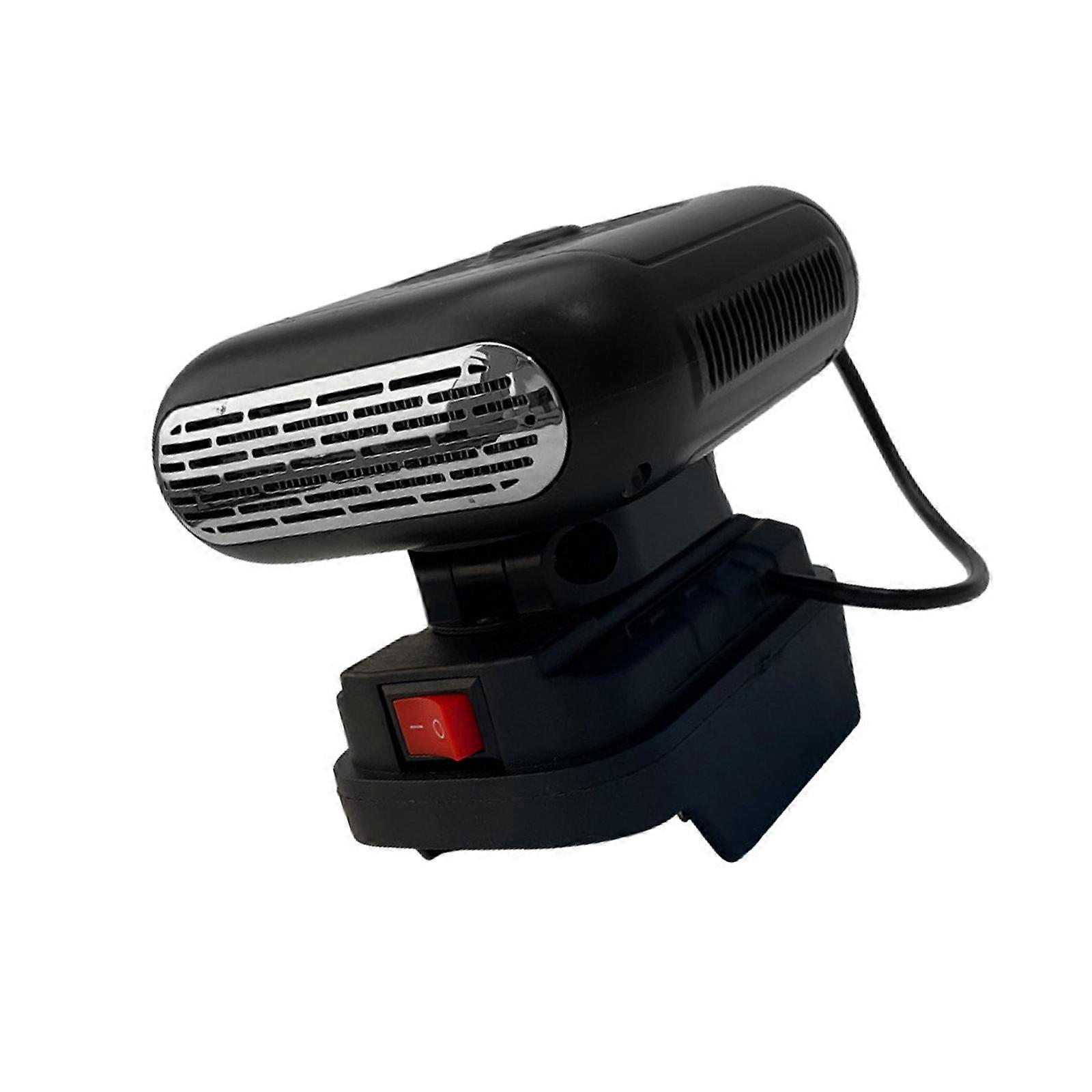 Double Temperature Car Windshield Heater Battery Operated Efficient Defrosting Small Spaces Home Office Factory Compact Multicolor