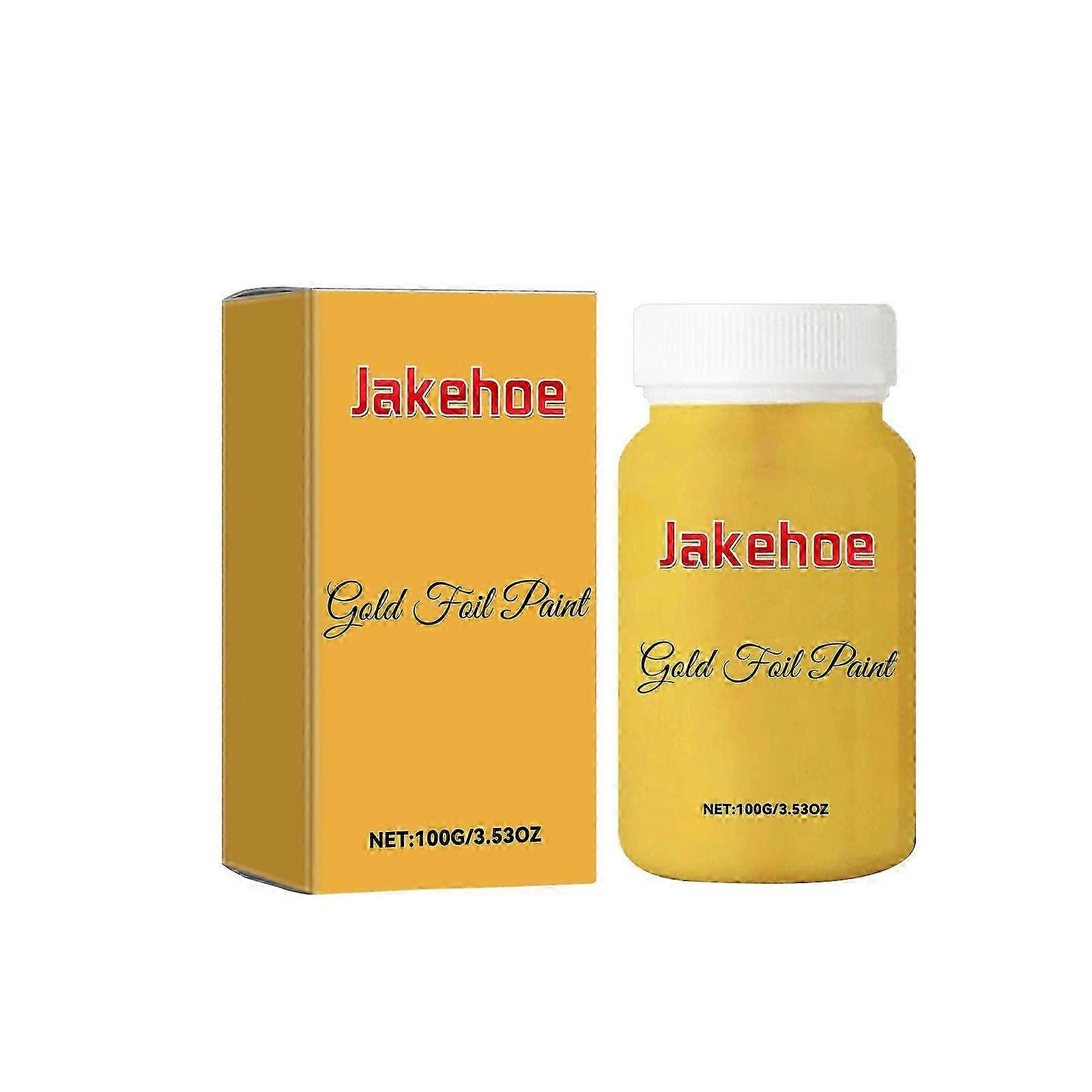 Gold Foil Paint contain Nitro Resin, Gold Powder, Solvent