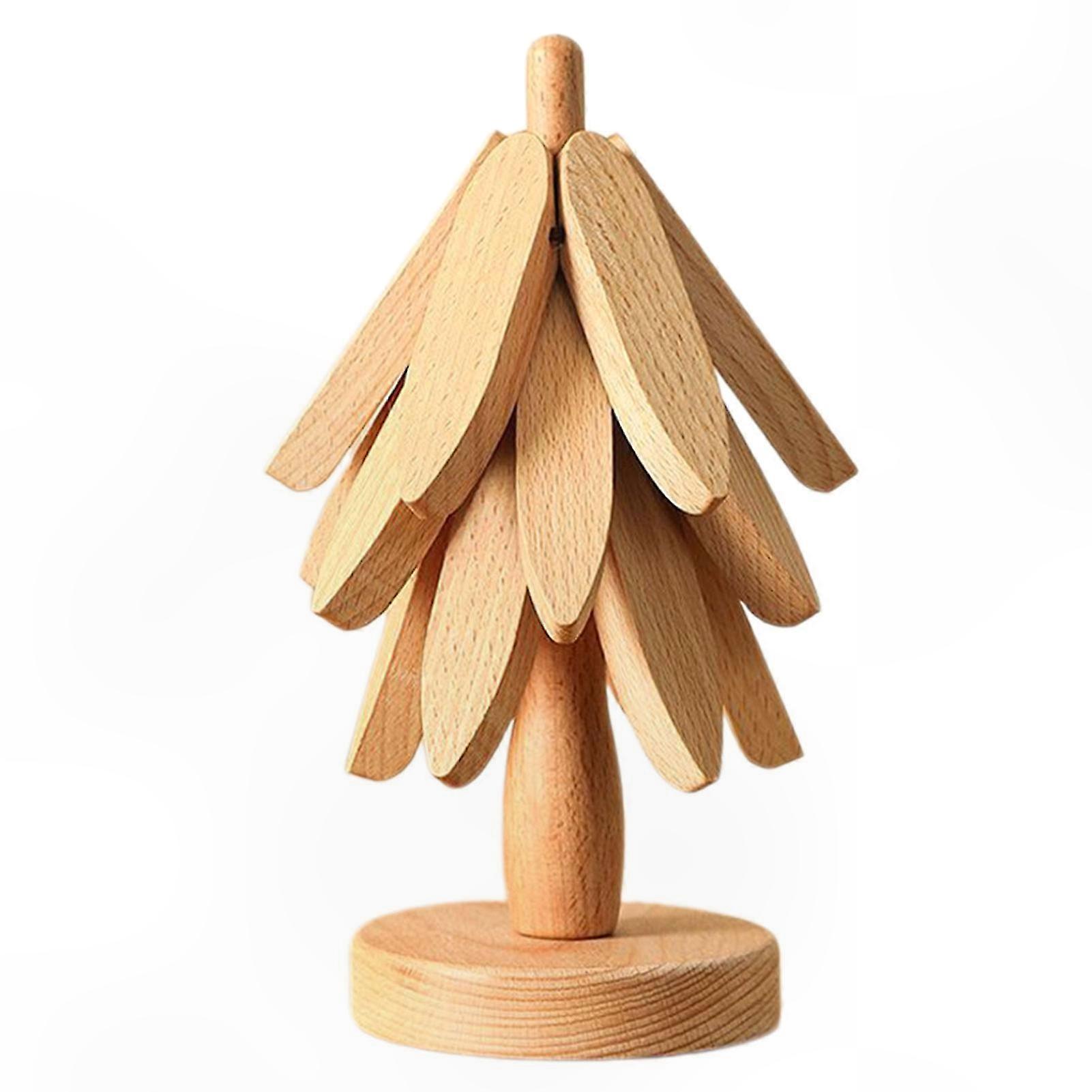 Tree-Shaped Hot Dish Coaster and Trivet Set for Stylish Table Presentation