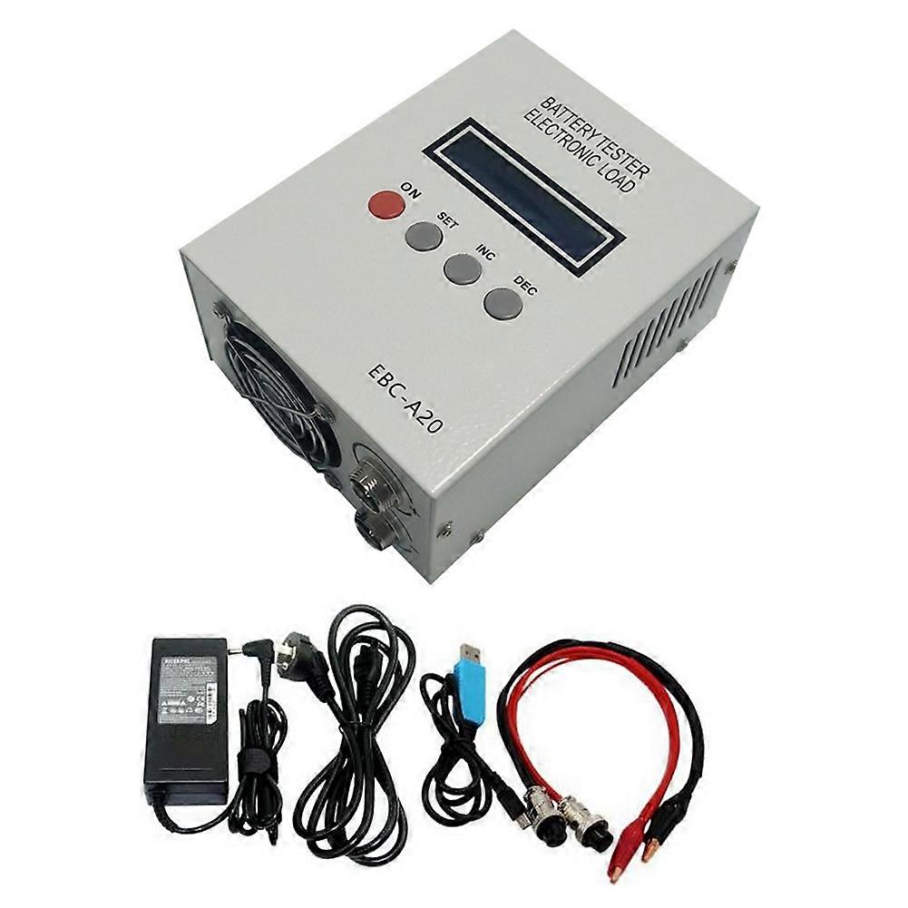 EBC-A20 Battery Tester 30V 20A 85W Lithium Lead-Acid Batteries Capacity Test 5A Charge 20A Discharge EU Plug
