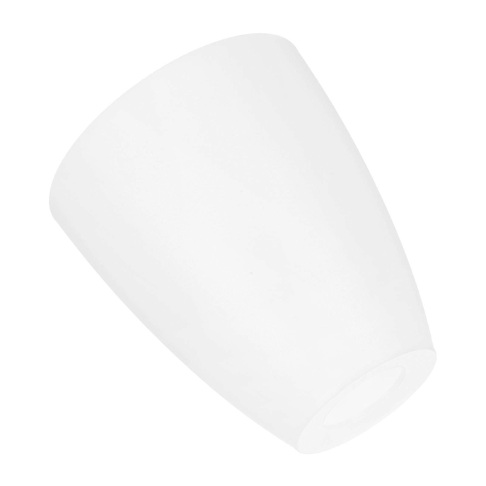 White Plastic Table Lamp Shade Decorative Replacement for Home Use Easy Installation Compact Size