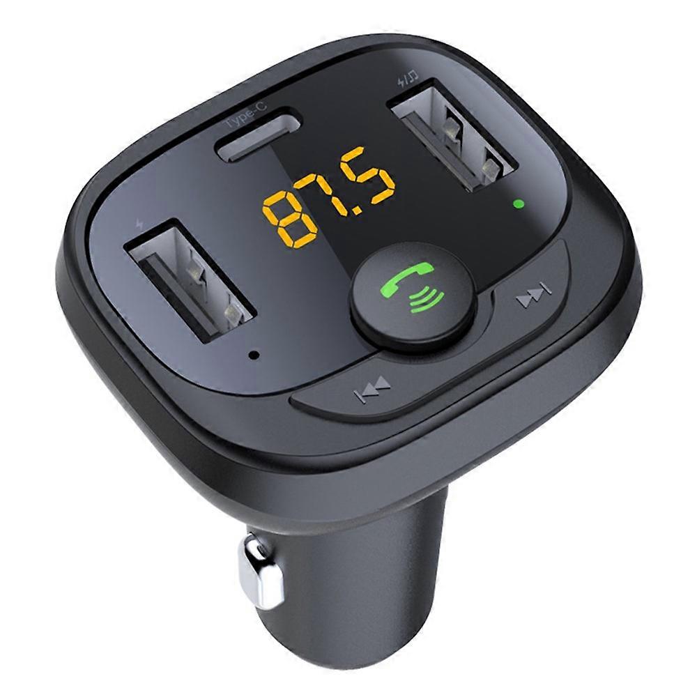 LOHEE S-21A Car Bluetooth-compatible Receiver MP3 AUX Player Adapter HiFi Sound Music Player Kit Hands-free Call Function Car Char