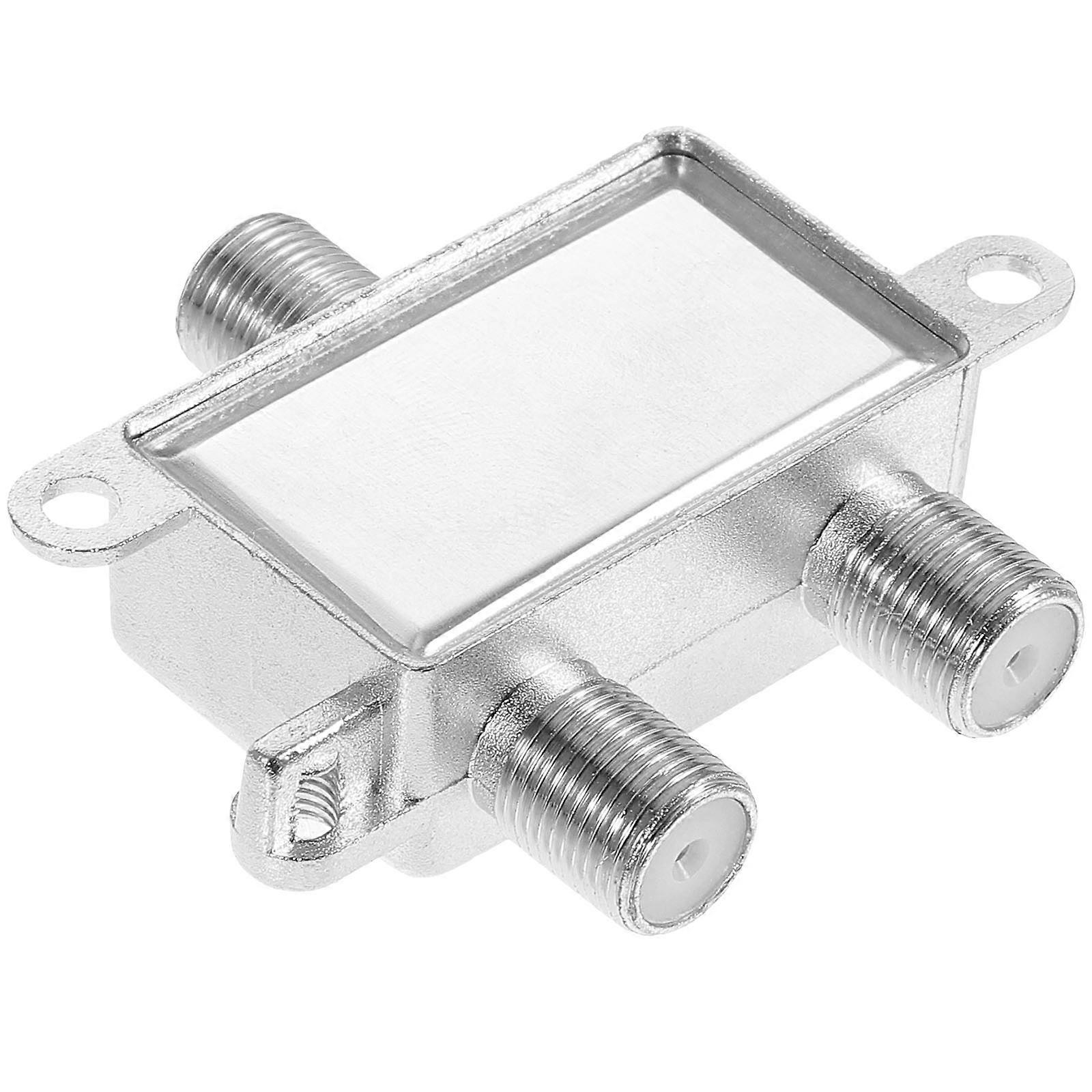 Coaxial Cable Splitter 2 Way for Video Use Compatible with Catv System