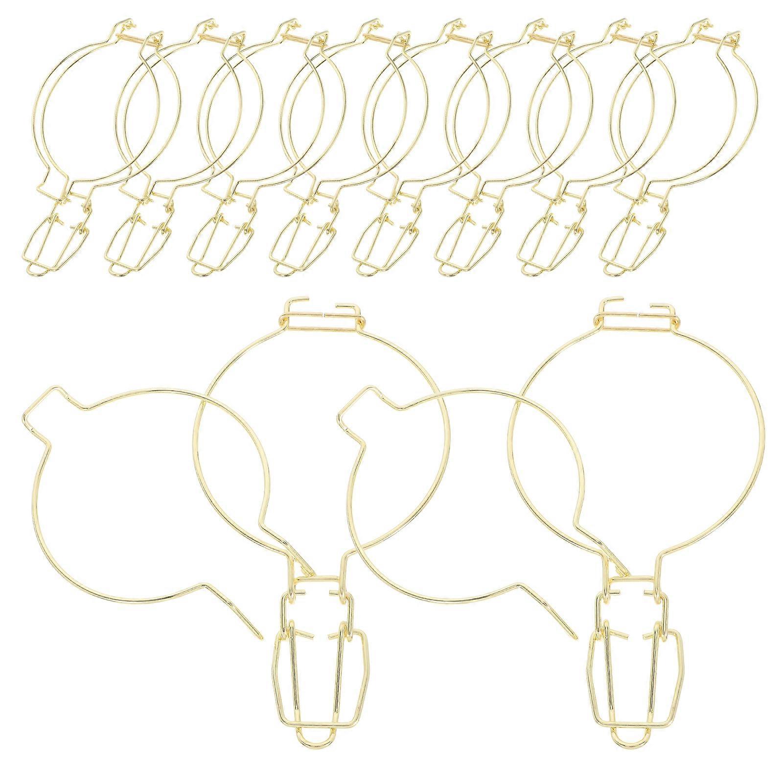 Wire Clamp for Jars Stainless Steel Buckle with Sealing Function 10Pcs Set