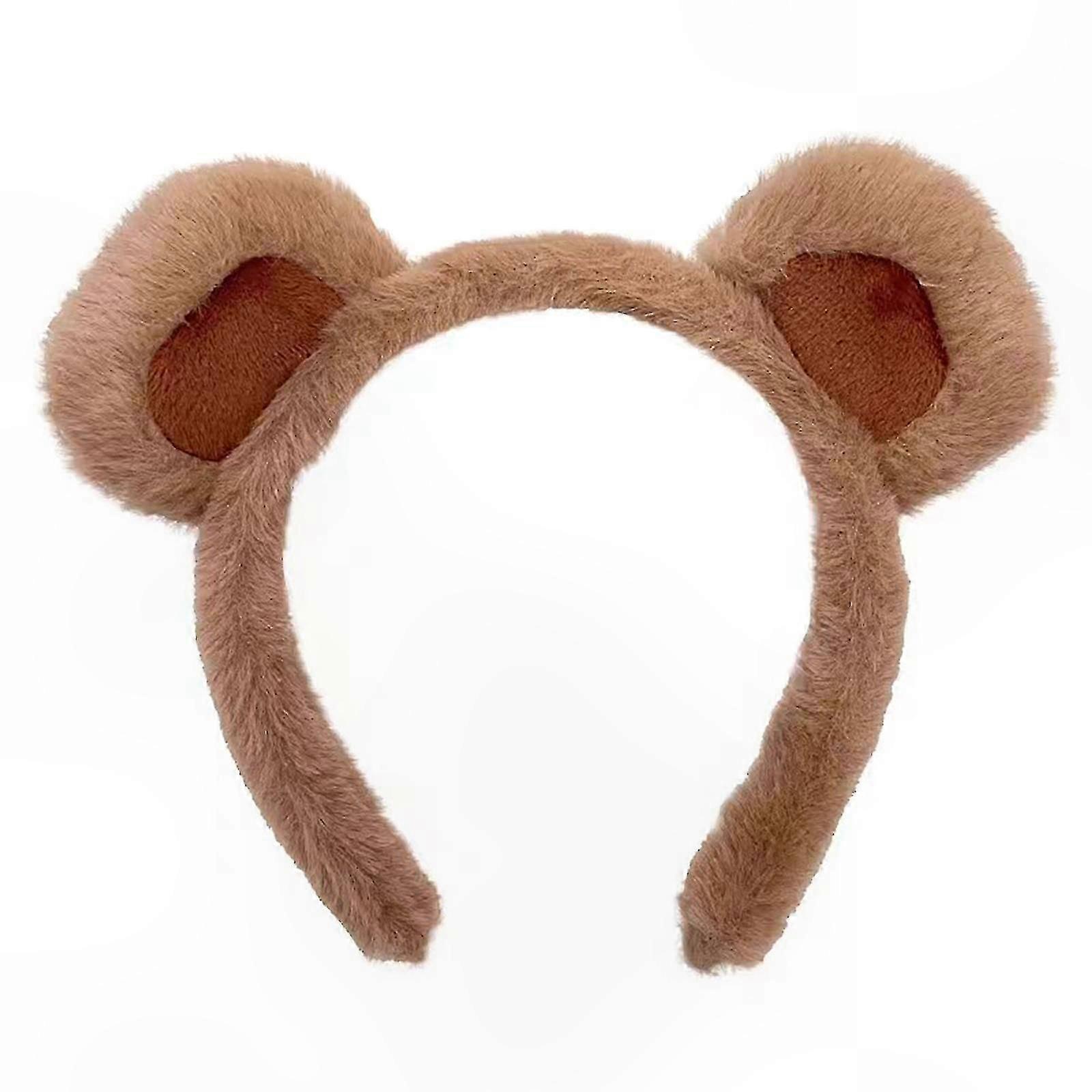 Plush Bear Ears Headband Festive Costume & Party Accessory