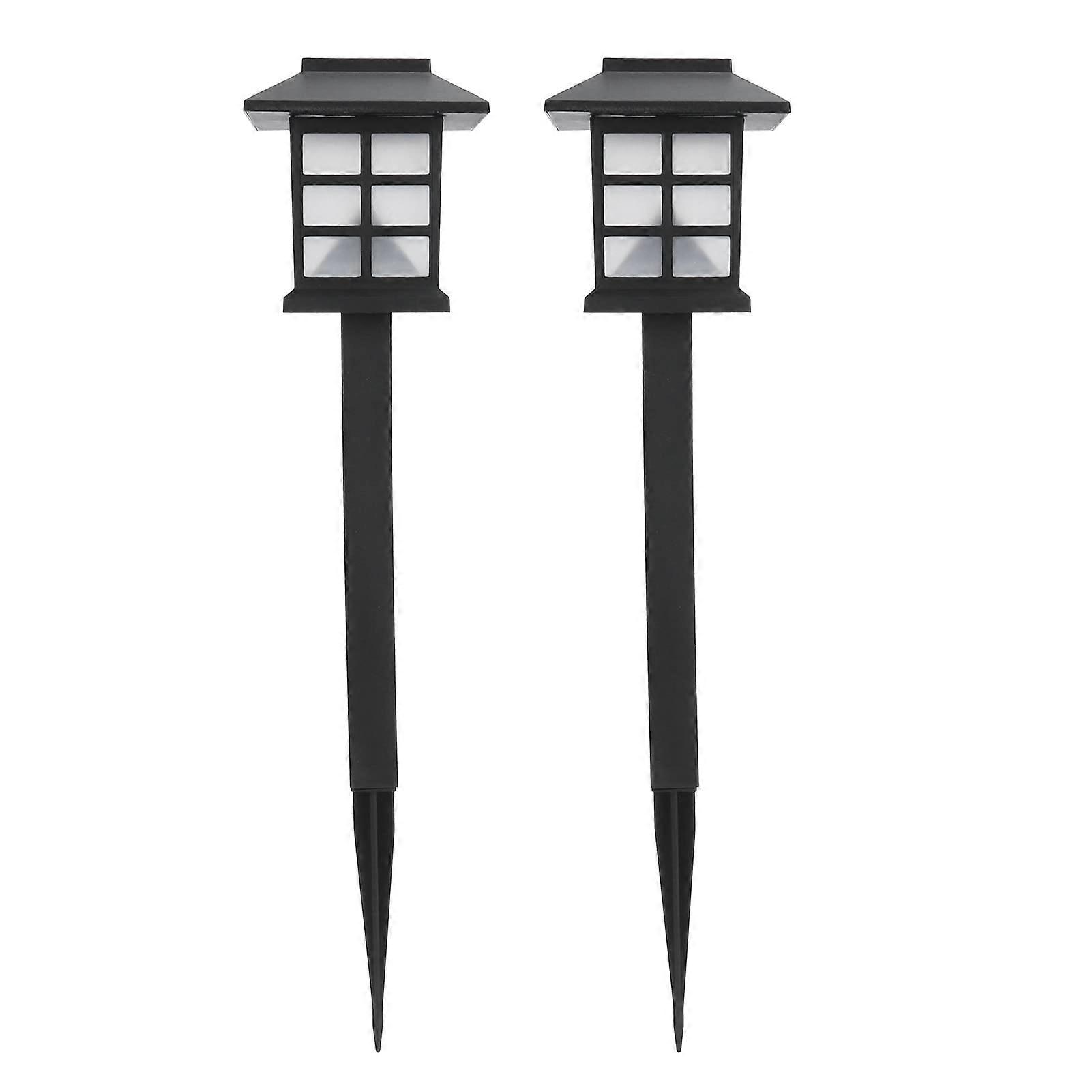 Solar Garden Lights with Automatic Sensor, Weatherproof LED House Stake for Pathway and Yard Decor