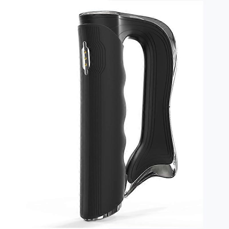 Wireless Handheld Massager with Adjustable Power Levels, Ergonomic Design, Compact Portable Size, Black