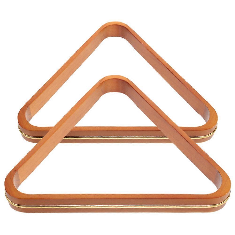 Pool Triangle Frame Made of Pinewood for 2Pcs Pool Balls Billiard Set