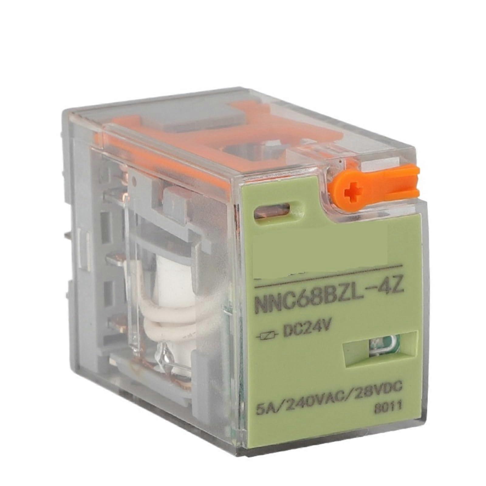 Electromagnetic Relay AC220V 5A NNC68BZL4Z HH54PMY2N 13F with Easy Test Button