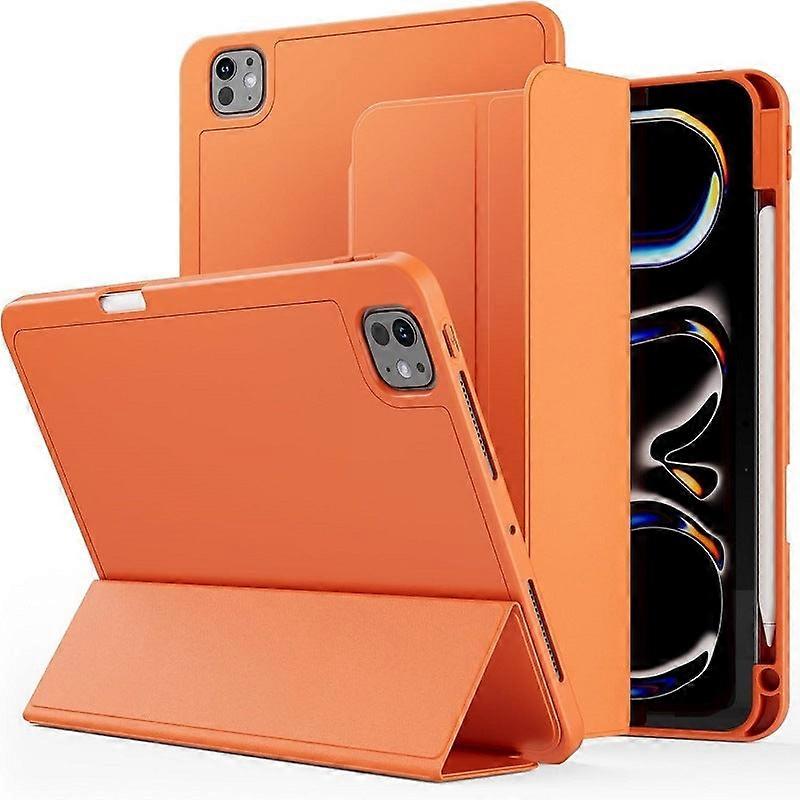 Stylish Case For Ipad Mini7/ A17ro Orange Leather