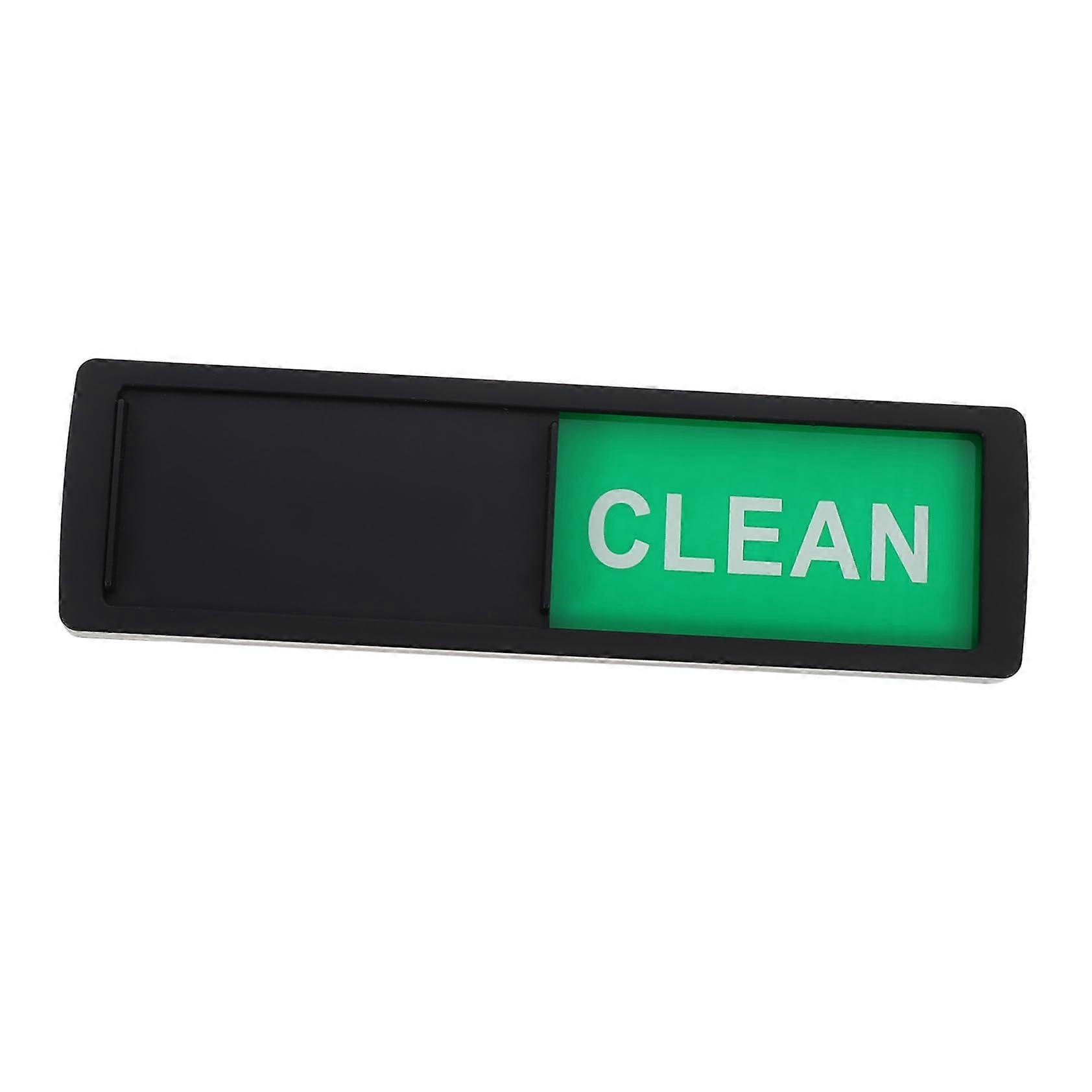 Dishwasher Clean Dirty Magnet Sign with Scratch Backing for Easy Home Kitchen Status Switch
