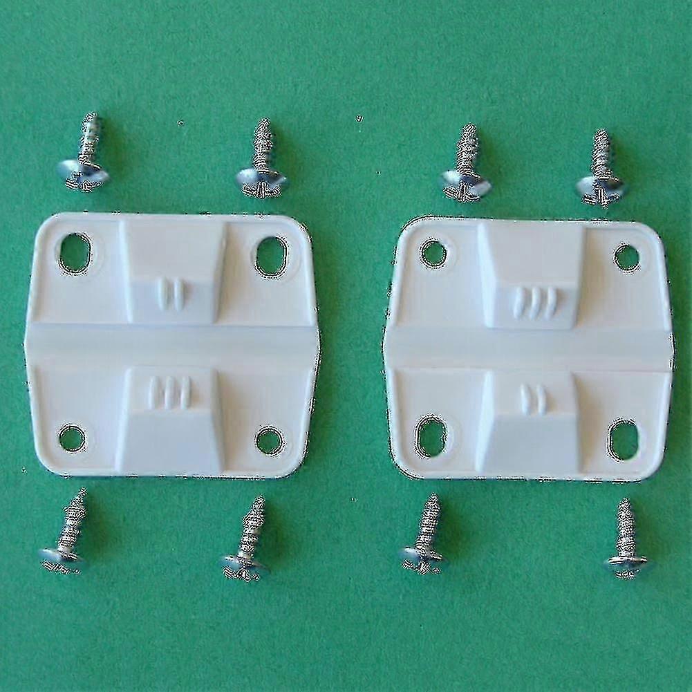 Replacement Hinges and Screws for Coolers 2x Hinges 8x Screws Durable Plastic Fixing Kit-Compatible with Most Standard Cooler Models