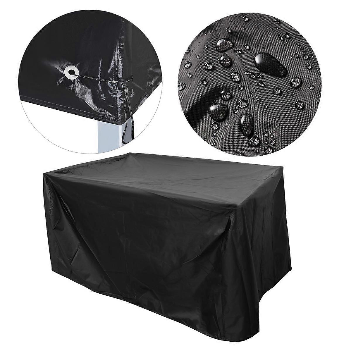 Waterproof Furniture Cover for Table Use with Dustproof Function Black