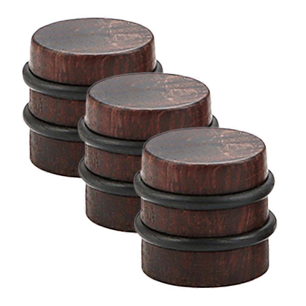 Coffee Wood Electric Guitar Knobs Volume Control Knob Replacement 3Pcs