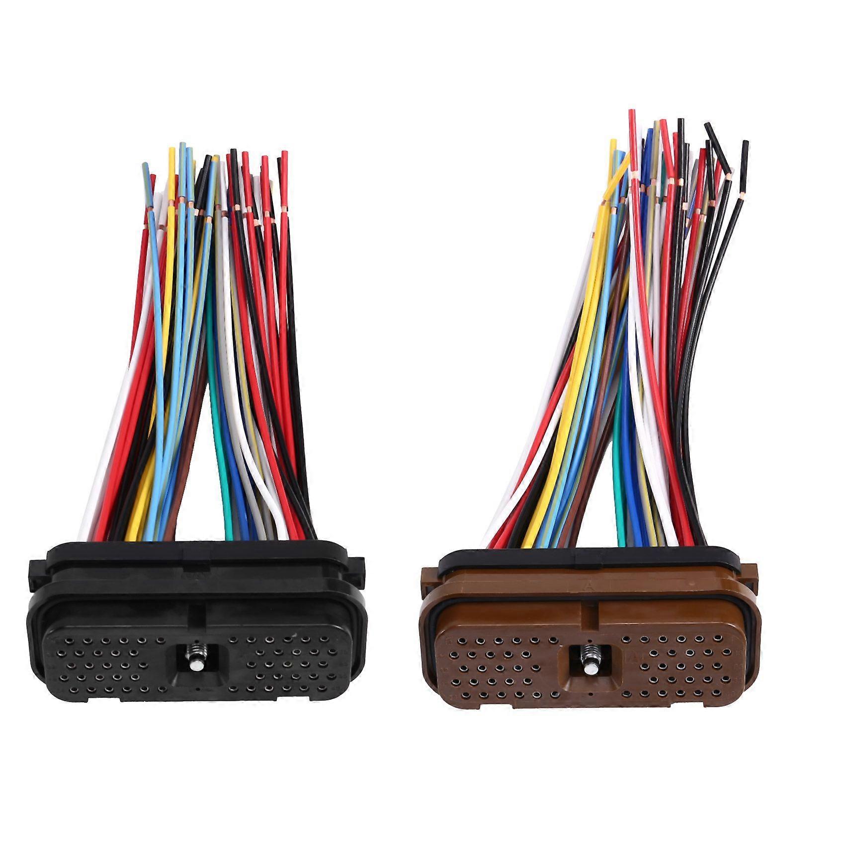 153-2620 54Pins ECU Controller Plug 153-2630 Excavator Spare Parts E320C/D/E E324D/E E325C/D E330C/D Connector