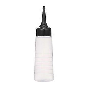 Haarfärbeflasche, Haarfarbenmischflasche, Haarfarbenapplikatorflasche mit schwarzer Schrägspitze, 26 Stück