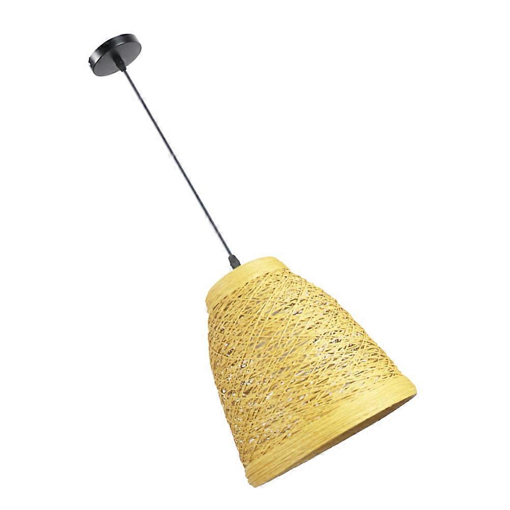 Indoor Ceiling Light Rattan Ceiling Lamp for Home Manual Weaving