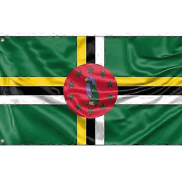 Dominica Flag Pattern 854