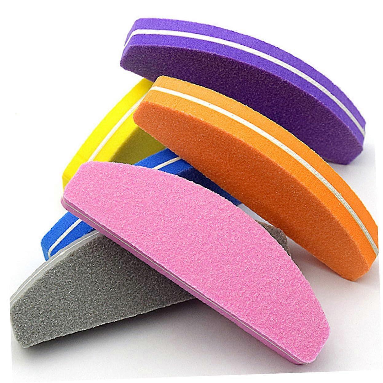 20PCS DoubleSided Mini Nail Buffer Sponge Files for Precise Manicure and TravelFriendly Use