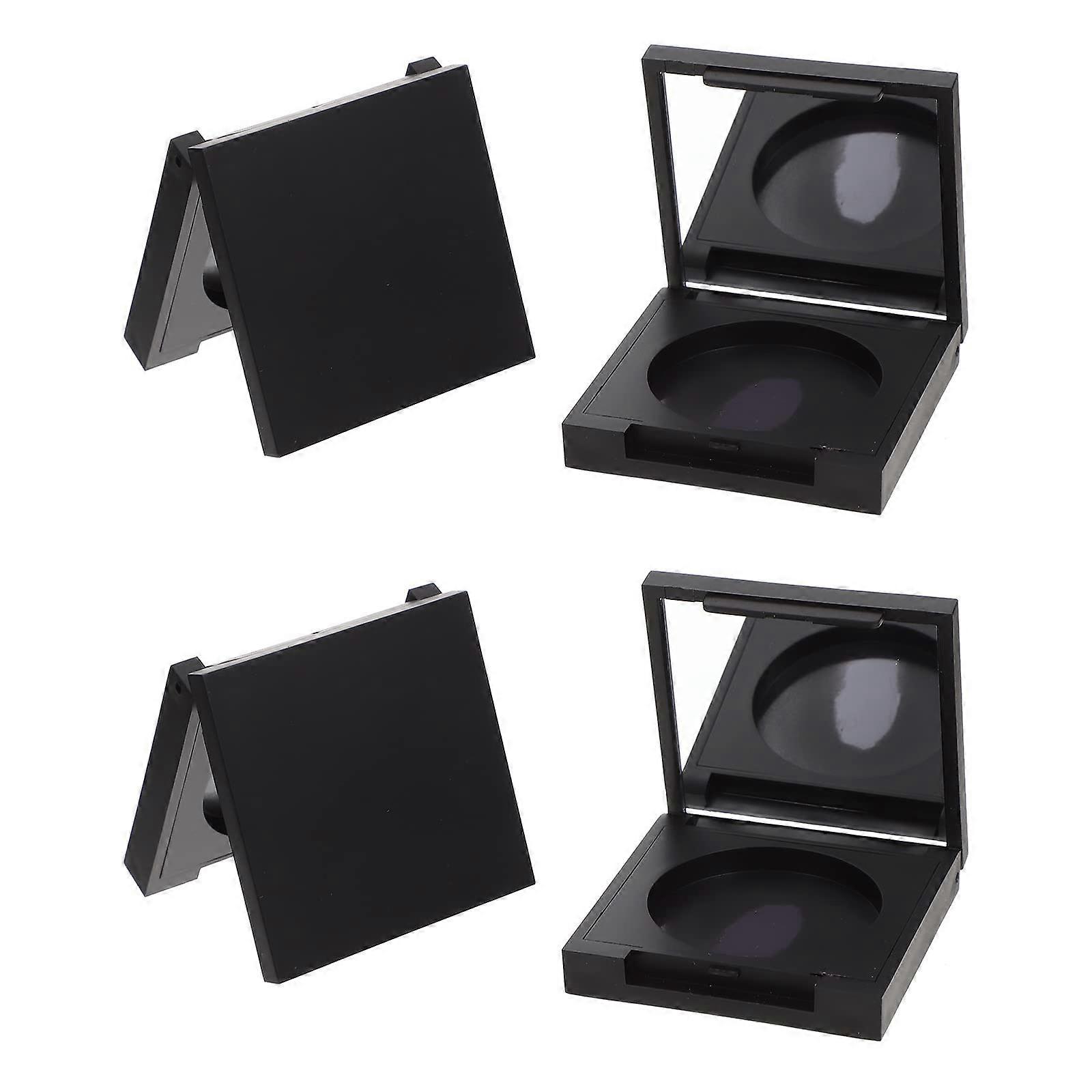 4pcs Empty Eyeshadow Palette Compact Travel Size DIY Makeup Organizer Storage Boxes