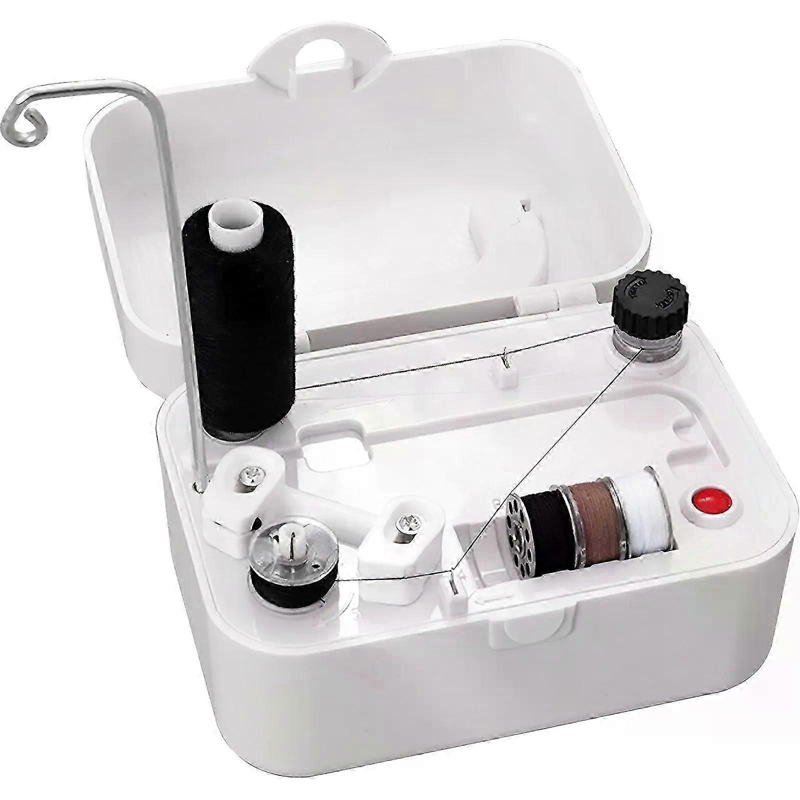 Electric Bobbin Winder Portable Bobbin Winder with Handle Automatic Bobbin Winder Machine Sewing Winding Tool