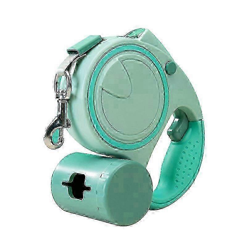 LED Lights 360 Tangle Free Retractable Leash 5m/16ft One Hand Brake/Pause/Lock