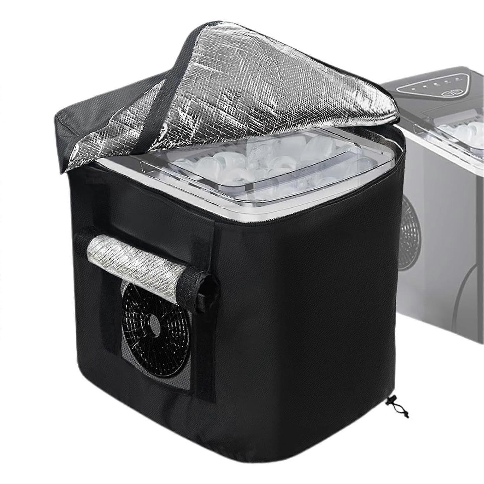 Ice Maker Cover with Advanced Insulation and Dustproof Protection for Countertop Use