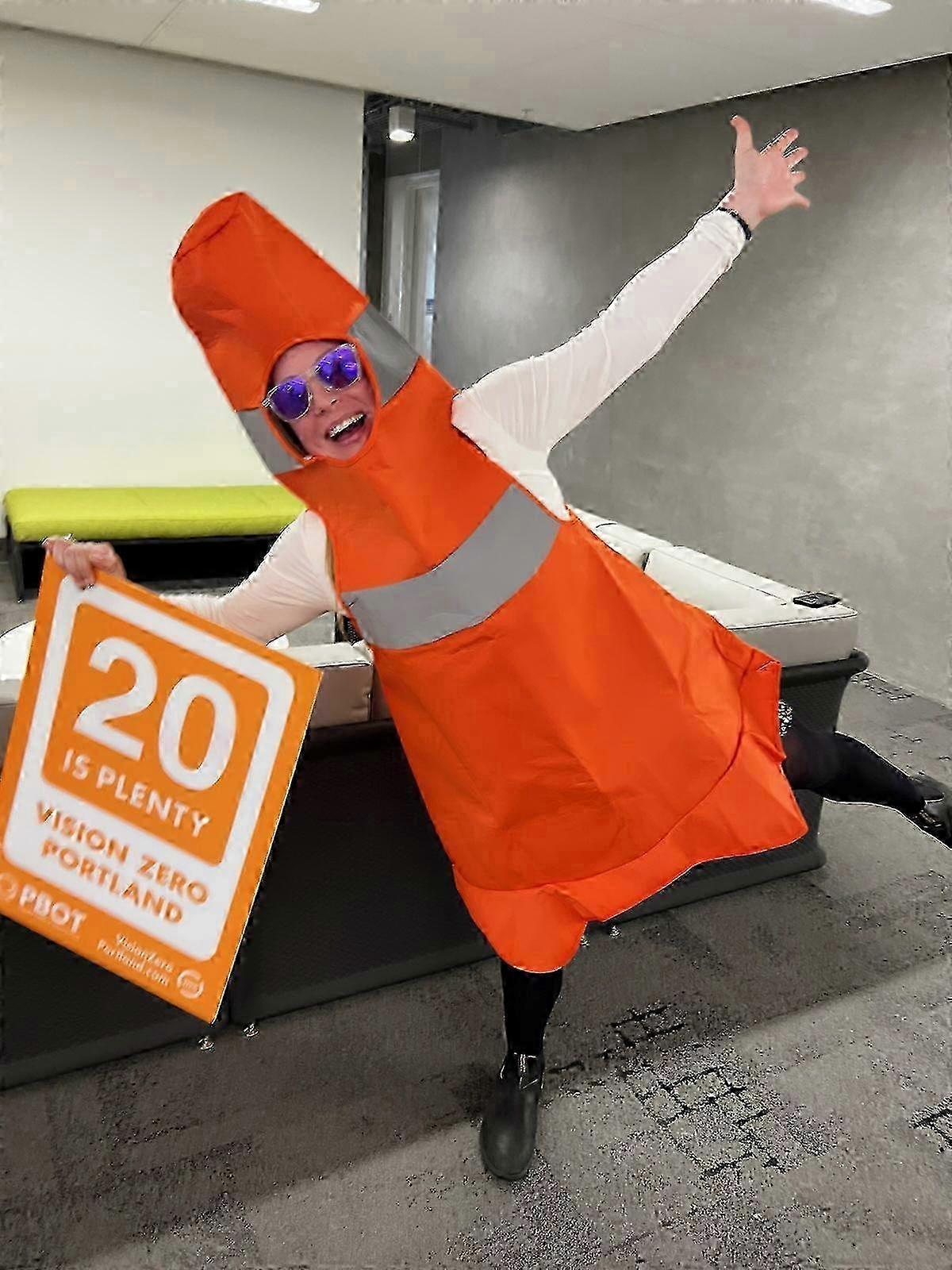 Trafikkon kostym, rollspel cos fest kostym