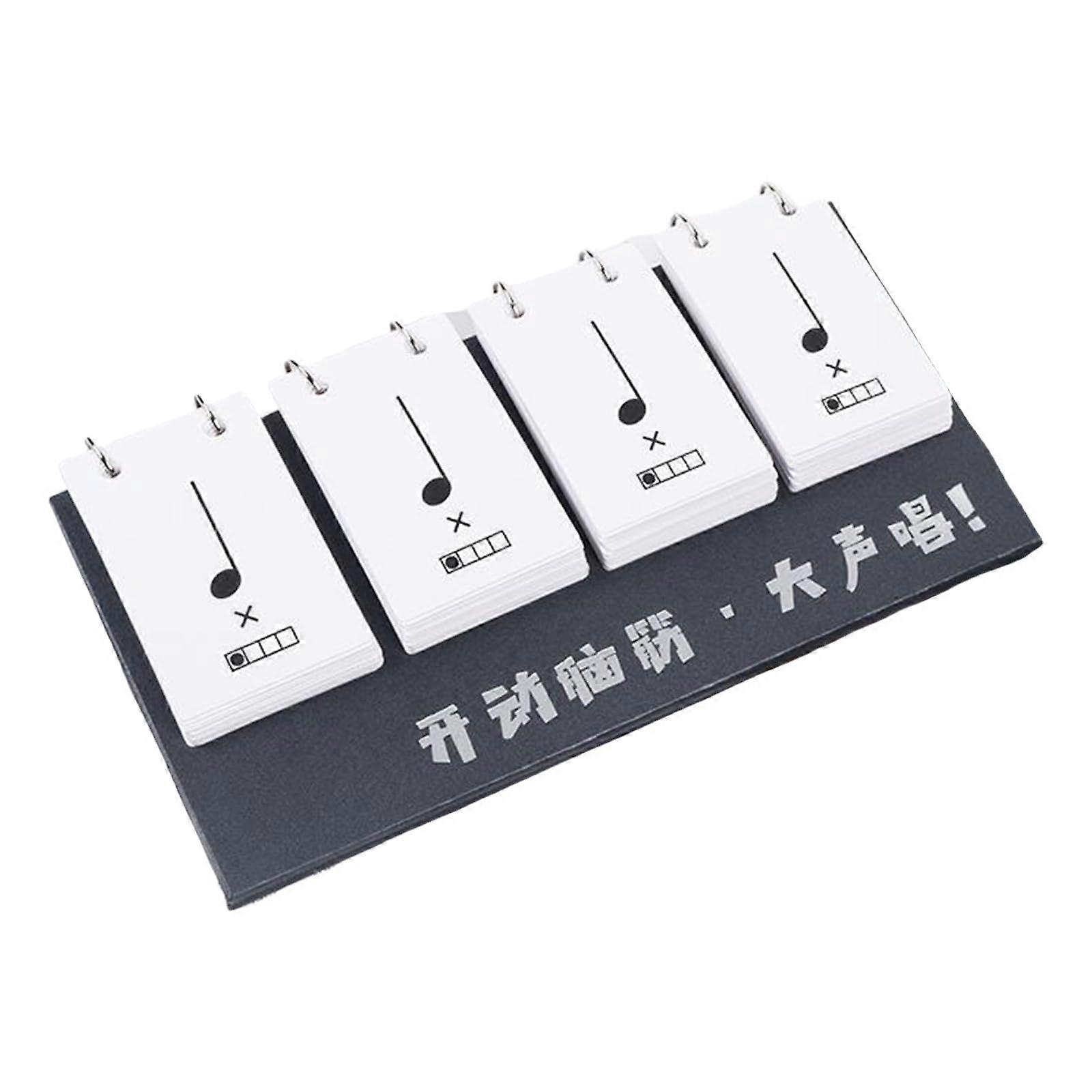 Rhythm Practice Cards with Clear Music Notation for Musicians and Classroom Rhythm Training