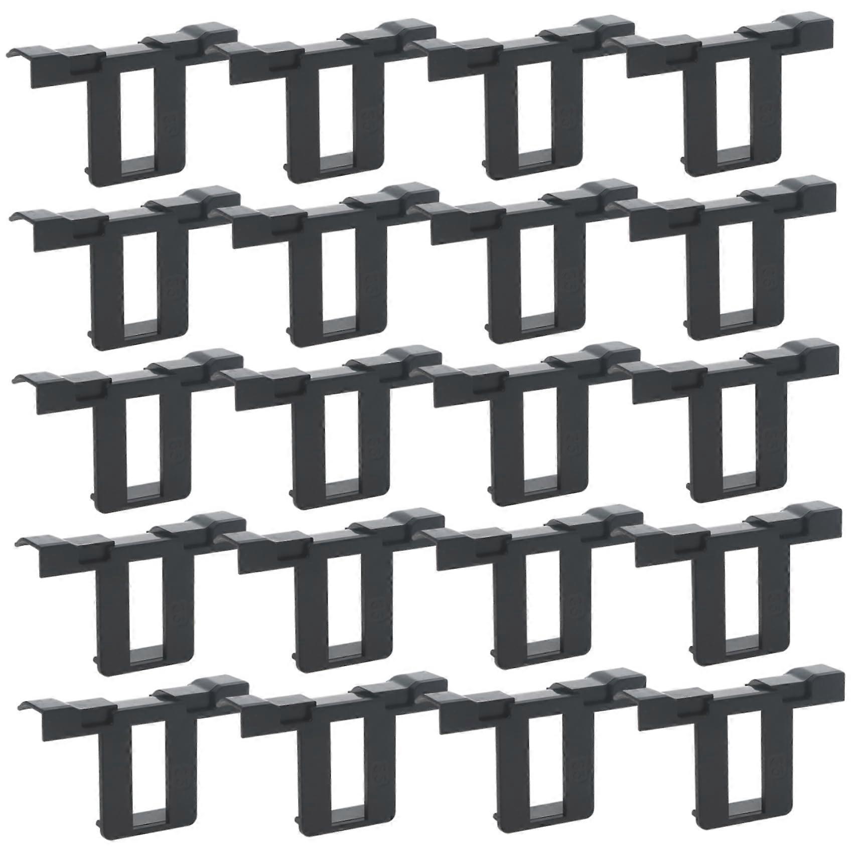 30Pcs 30mm Solar Panel Mounting Drainage Clips Plastic Clamps for Efficient Water Drainage