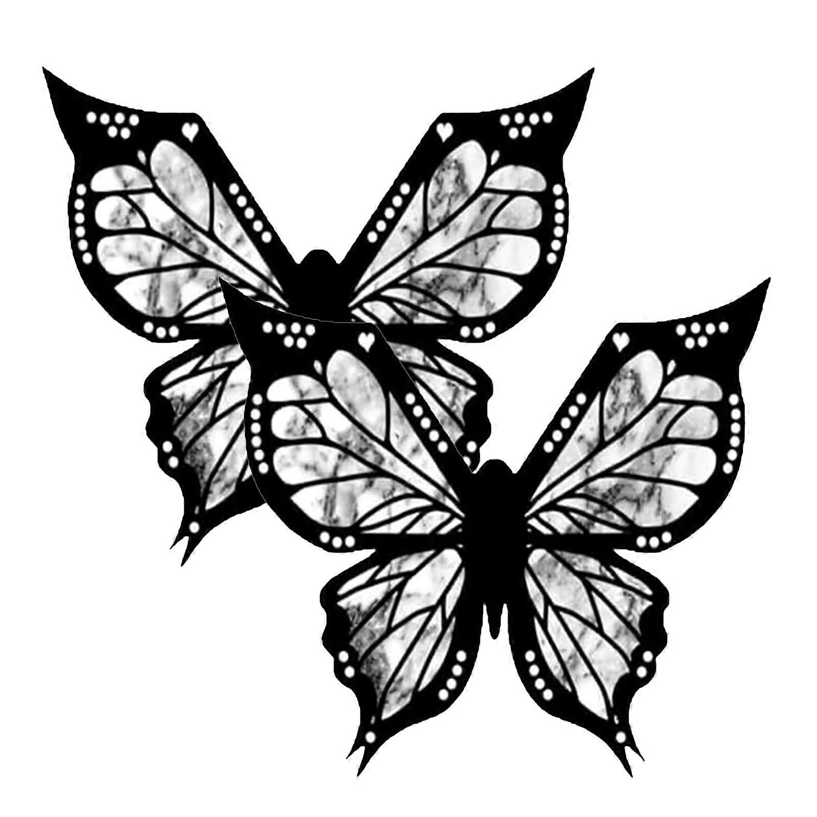 Butterfly Wing Eyeliner Stencil Reusable Acrylic Guide for Symmetrical Winged Eye Makeup