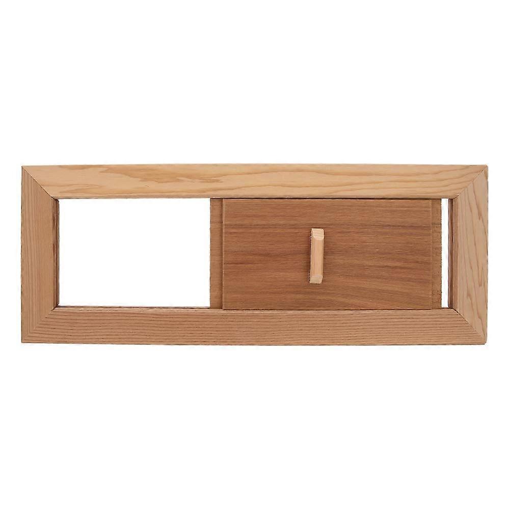 Adjustable Sauna Air Vent Panel for Steam Room with Airflow Control and Humidity Reduction