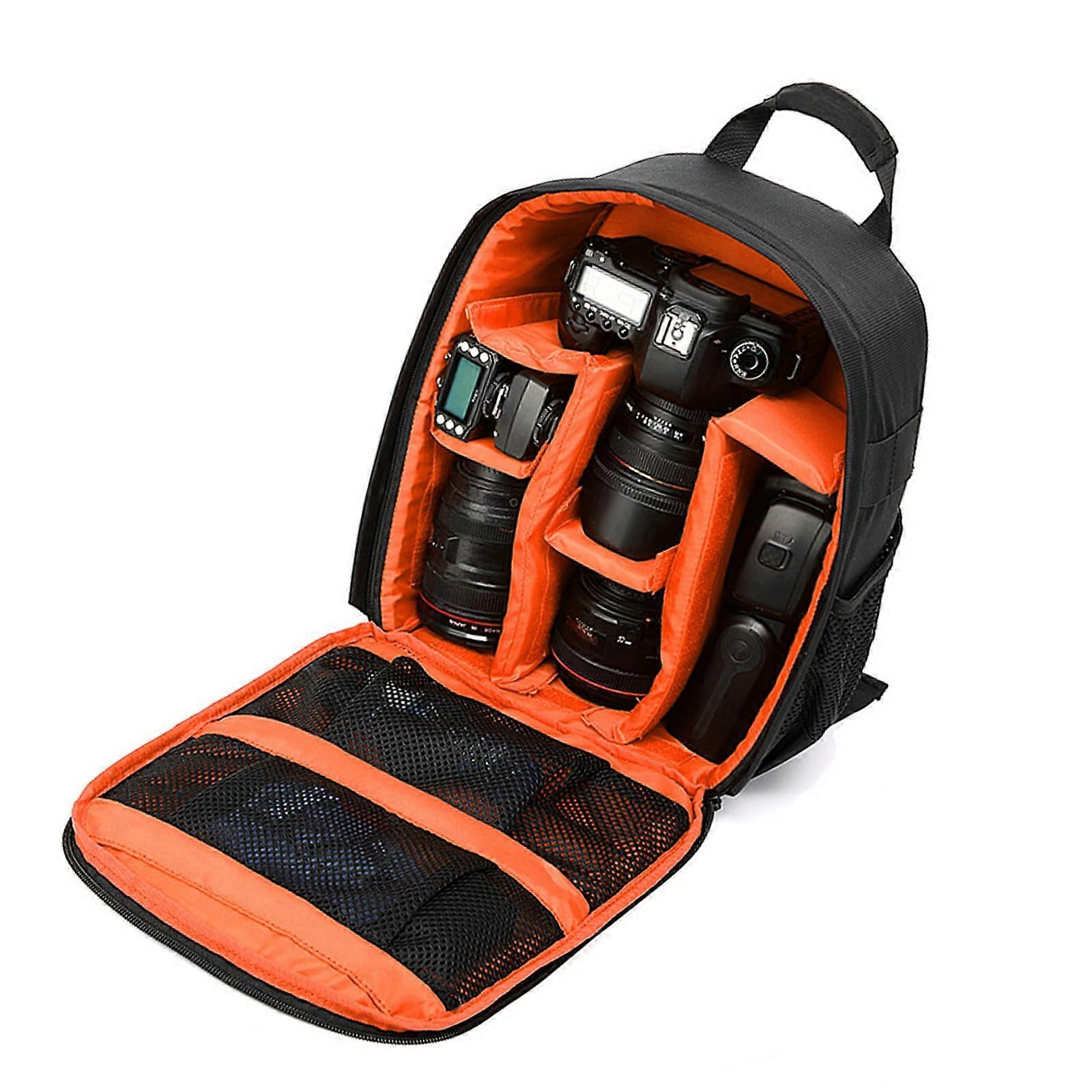 Waterproof DSLR Camera Backpack with Shockproof Protection, Adjustable Straps for Hiking Travel