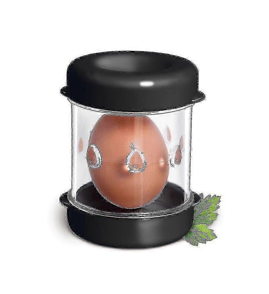 Efficient egg peeling tool for smooth shell removal