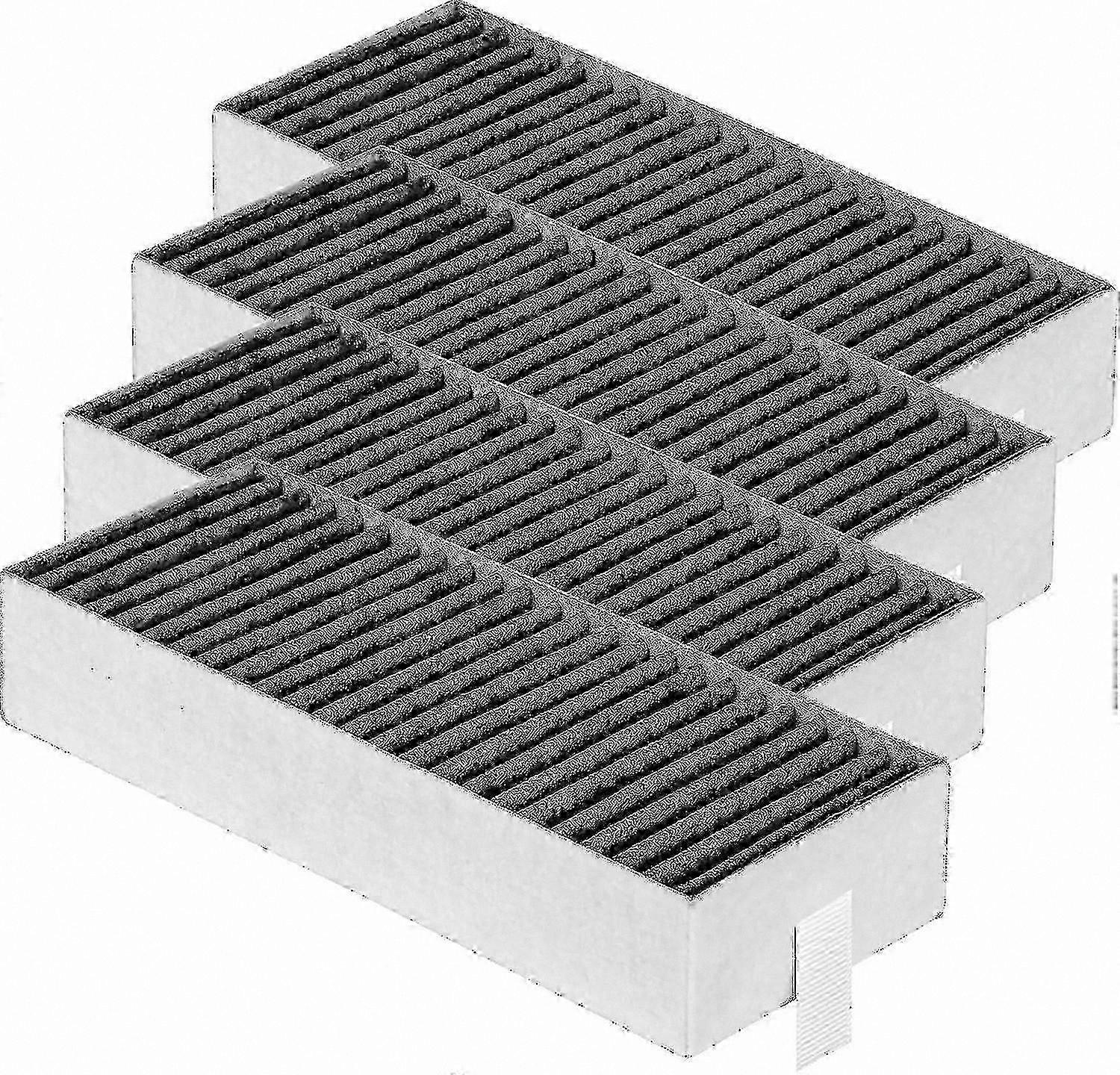 4-Pack Replacement Carbon Filters for Range Hoods-Compatible with Multiple Models