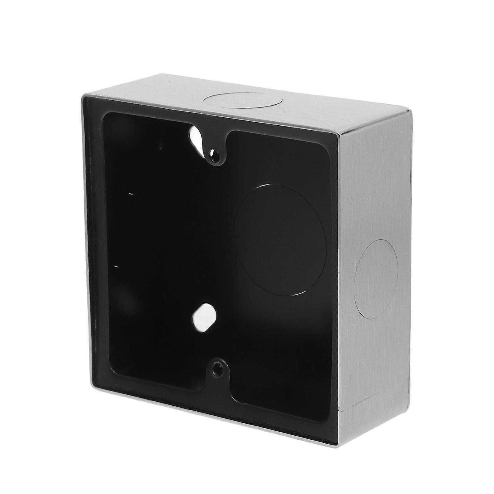 Stainless Steel 86 Type Wall Switch Socket Box Multi-Function Flush Mount Electrical Outlet Dustproof Junction Connector