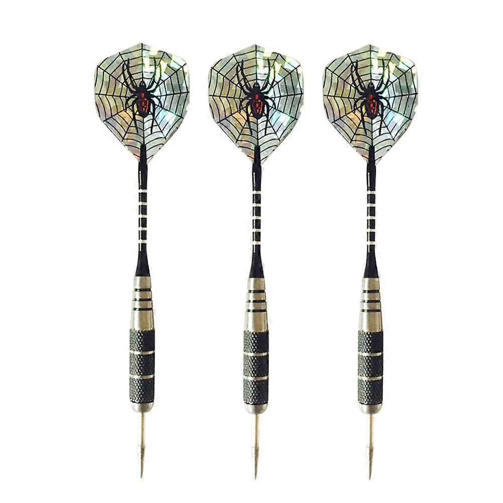 Professional Pin Type Aluminum Rod Flights Darts Spider Pattern for Playing 3Pcs